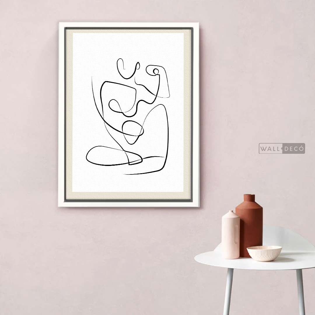 Cuadro Minimalista Figura Humana