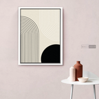 Cuadro Minimalista Line Art Arcos