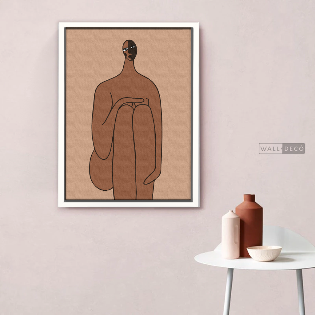 Cuadro Minimalista Figura Humana Tres