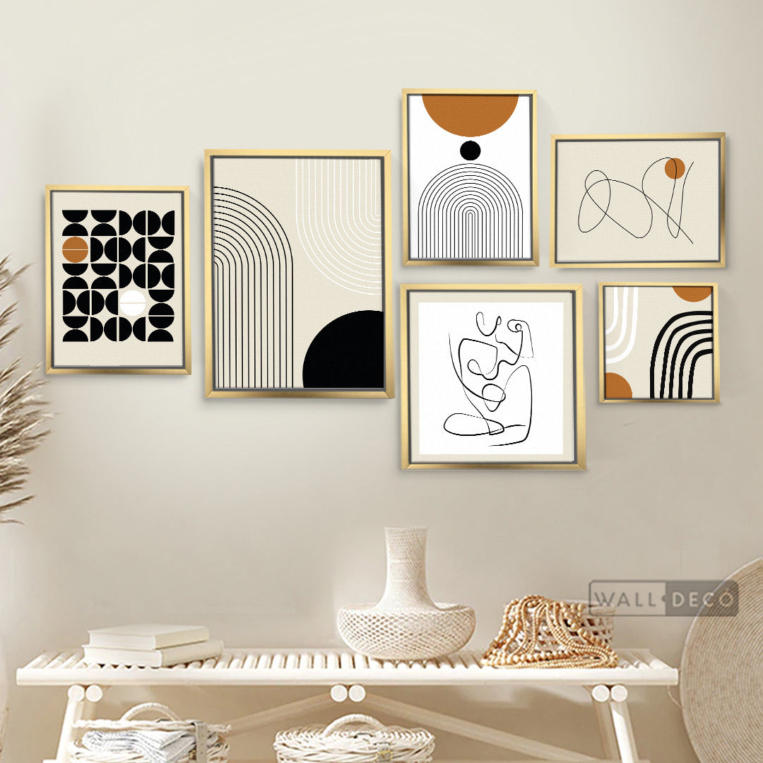 Composición Mid Century Modern