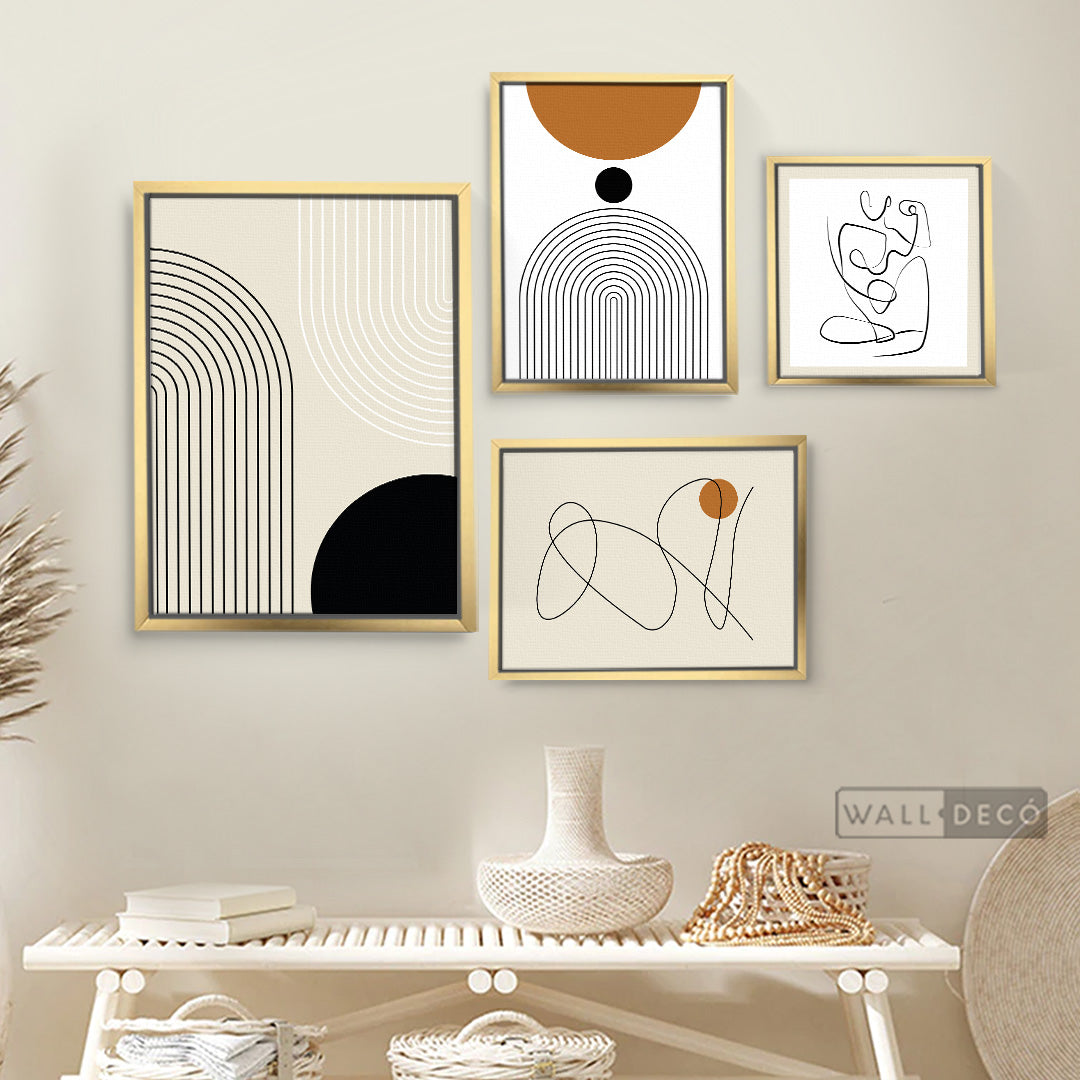 Composición Mid Century Modern