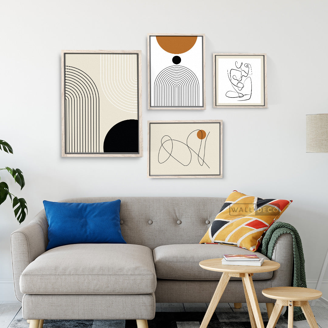 Composición Mid Century Modern