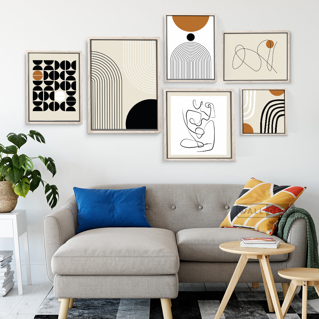 Composición Mid Century Modern