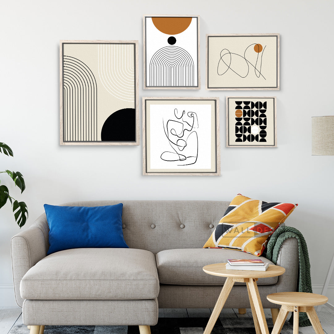 Composición Mid Century Modern