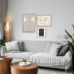 Composición Blanco y Negro Contemporáneo