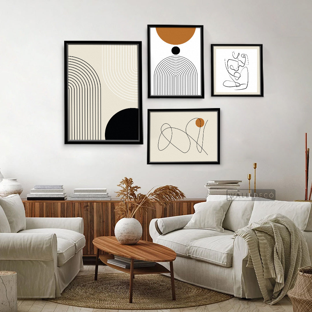 Composición Mid Century Modern