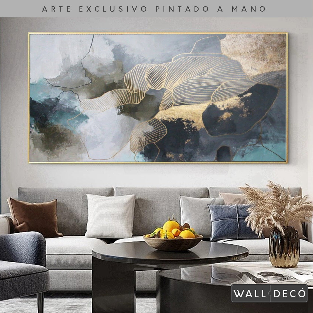 Arte Pintado a Mano Magia del Cielo Horizontal