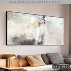 Arte Pintado a Mano Bruma Del Amanecer Horizontal