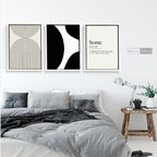 Tríptico Minimalista Home