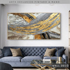 Arte Pintado a Mano Vientos de Abundancia Horizontal