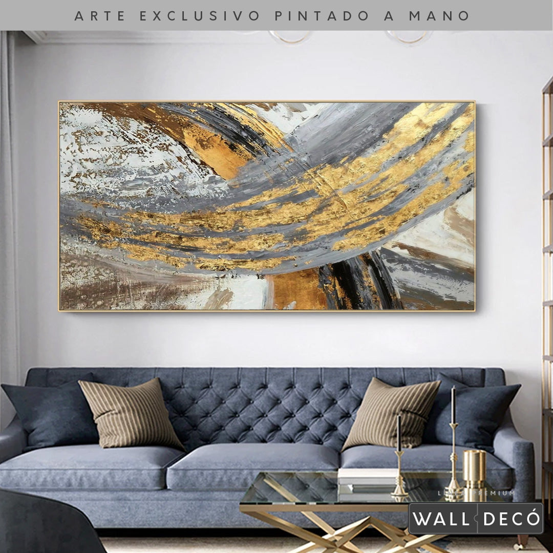 Arte Pintado a Mano Vientos de Abundancia Horizontal