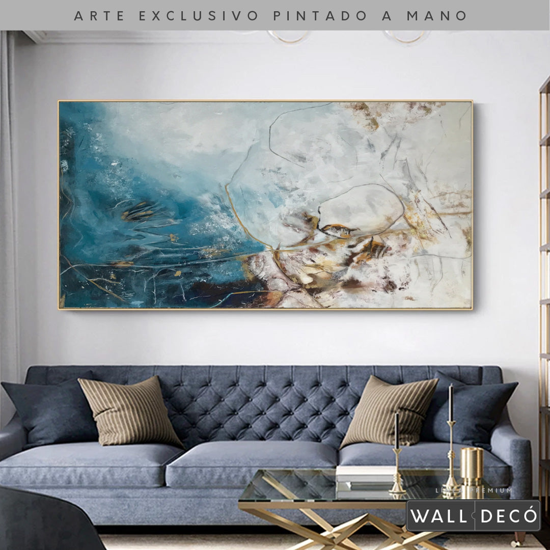 Arte Pintado a Mano Perfume Del Mar horizontal