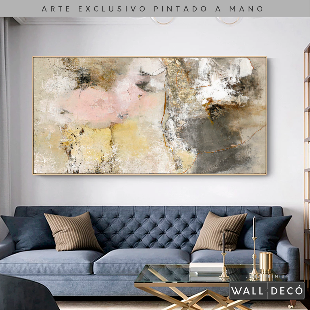 Arte Pintado a Mano Semillas Rotas Horizontal