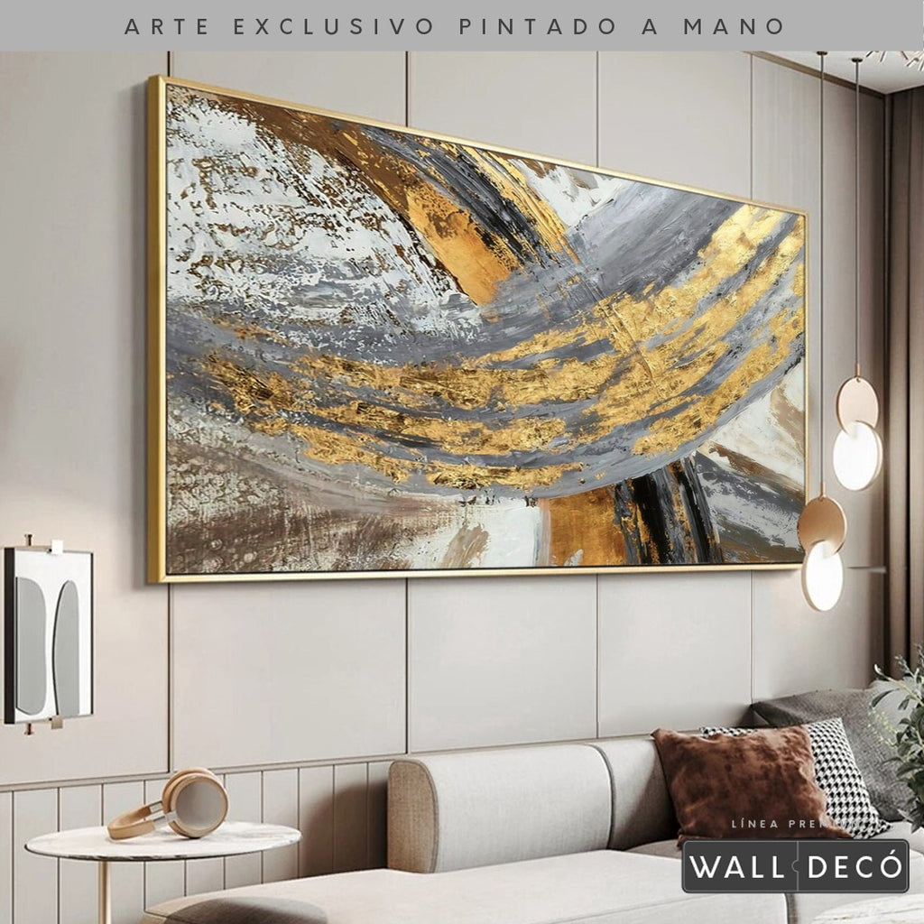 Arte Pintado a Mano Vientos de Abundancia Horizontal