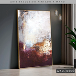 Cargar imagen en el visor de la galería, Arte Pintado a Mano Entre Luz y Rosa Vertical
