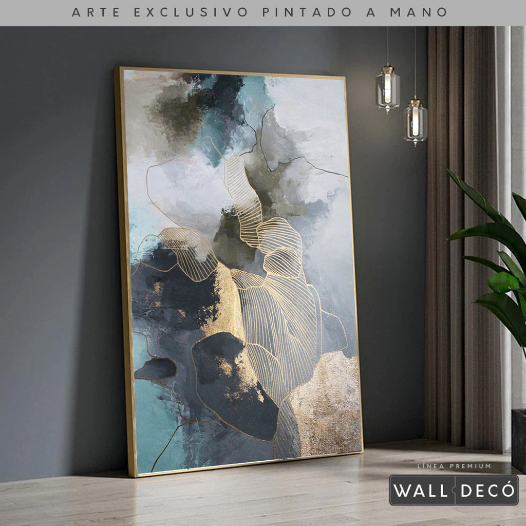 Arte Pintado a Mano Magia del Cielo Vertical