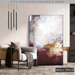 Cargar imagen en el visor de la galería, Arte Pintado a Mano Entre Luz y Rosa Vertical
