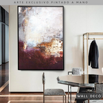 Cargar imagen en el visor de la galería, Arte Pintado a Mano Entre Luz y Rosa Vertical
