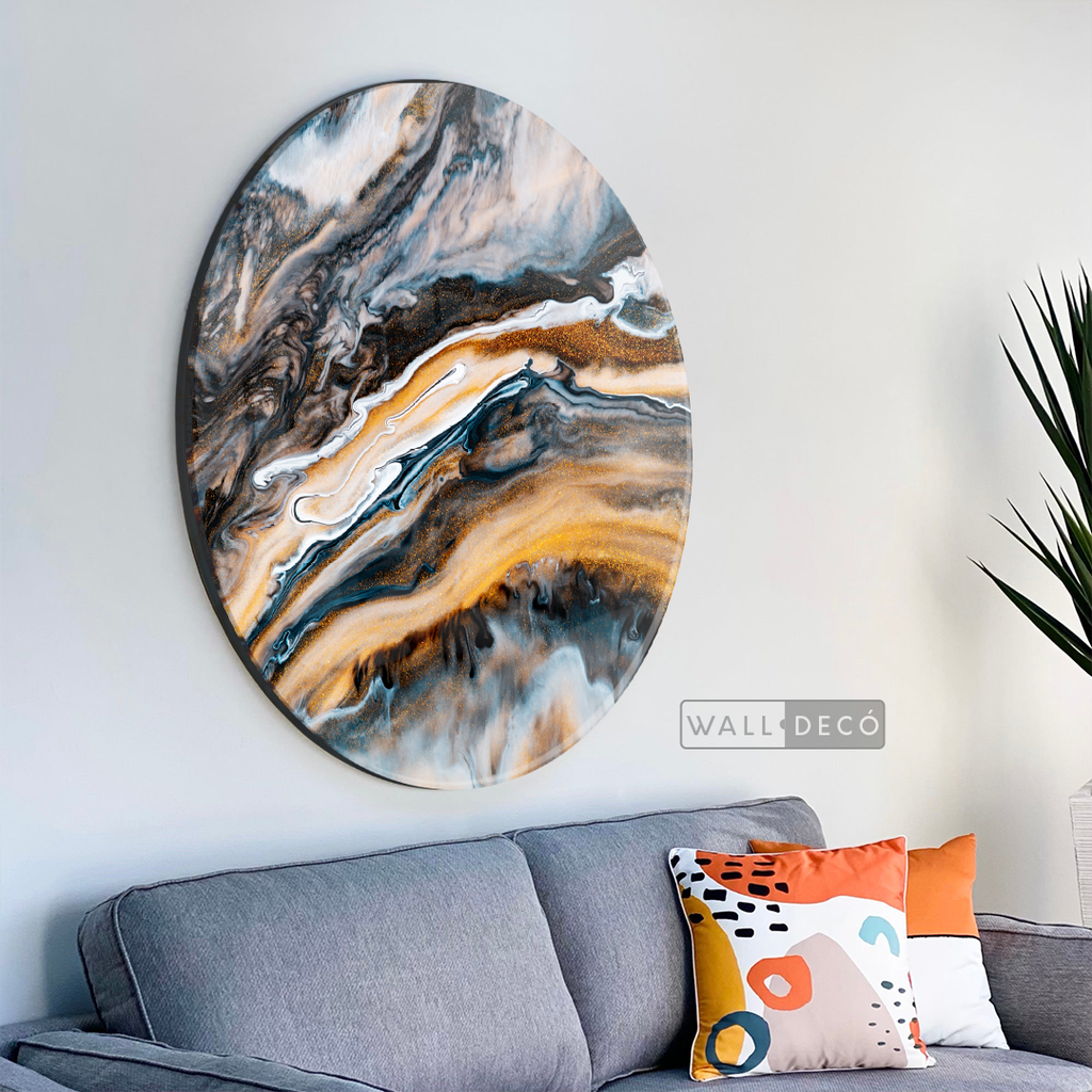Cuadro Circular Fluido Galaxy