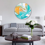 Cuadro Circular Fluido Carrot