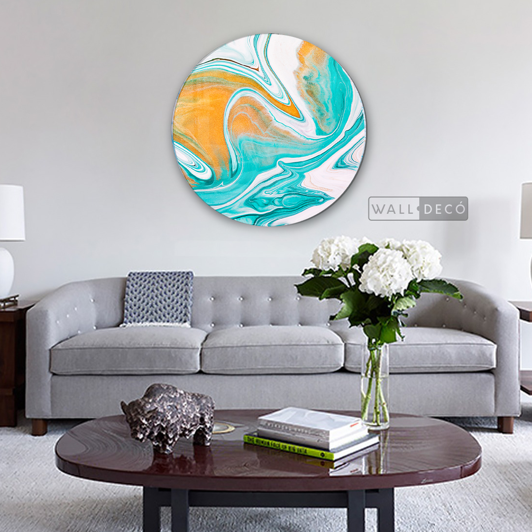 Cuadro Circular Fluido Carrot