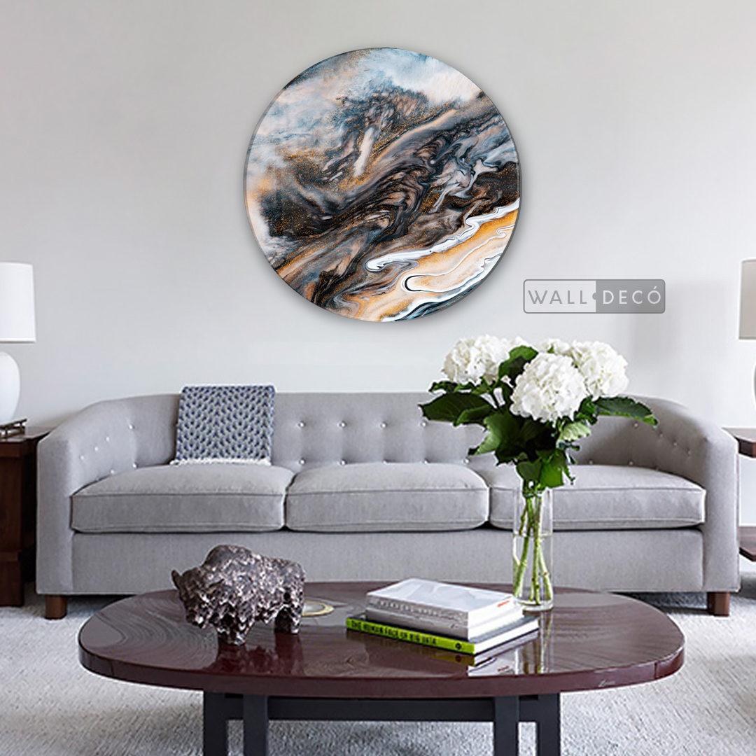 Cuadro Circular Fluido Universo
