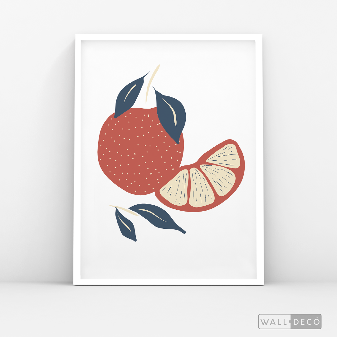 Cuadro Boho Naranja