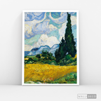 Cuadro Arte Campo de Trigo Van Gogh