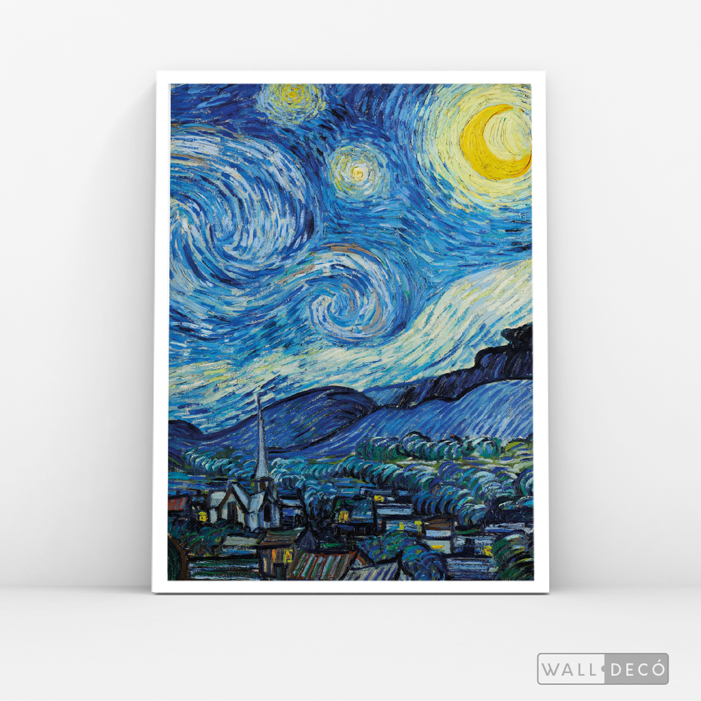 Cuadro Arte Noche estrellada Van Gogh (B)