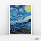 Cuadro Arte Noche estrellada Van Gogh (B)