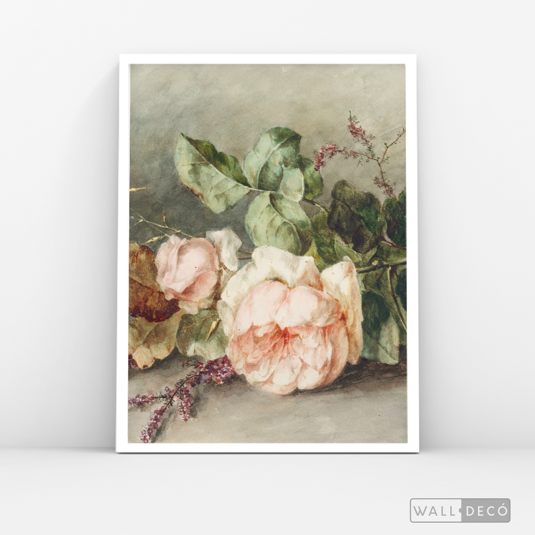 Cuadro Arte Vintage Rose