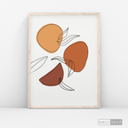 Cuadro Minimalista Cerezas