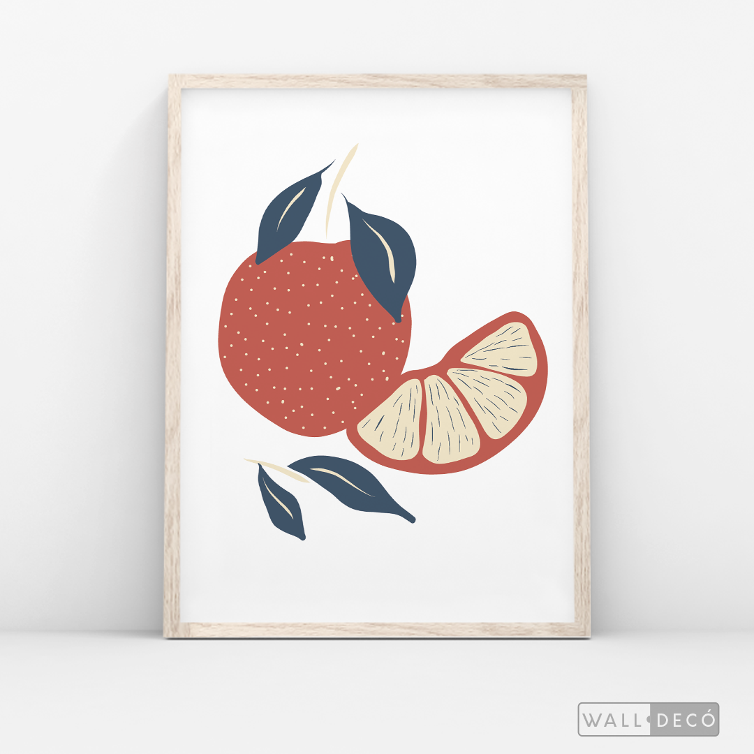 Cuadro Boho Naranja