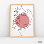 Cuadro Face Lines Eva