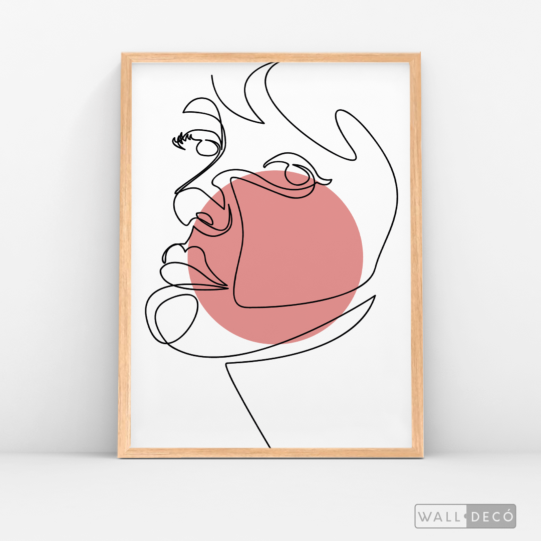 Cuadro Face Lines Eva