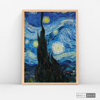 Cuadro Arte Noche estrellada Van Gogh (A)