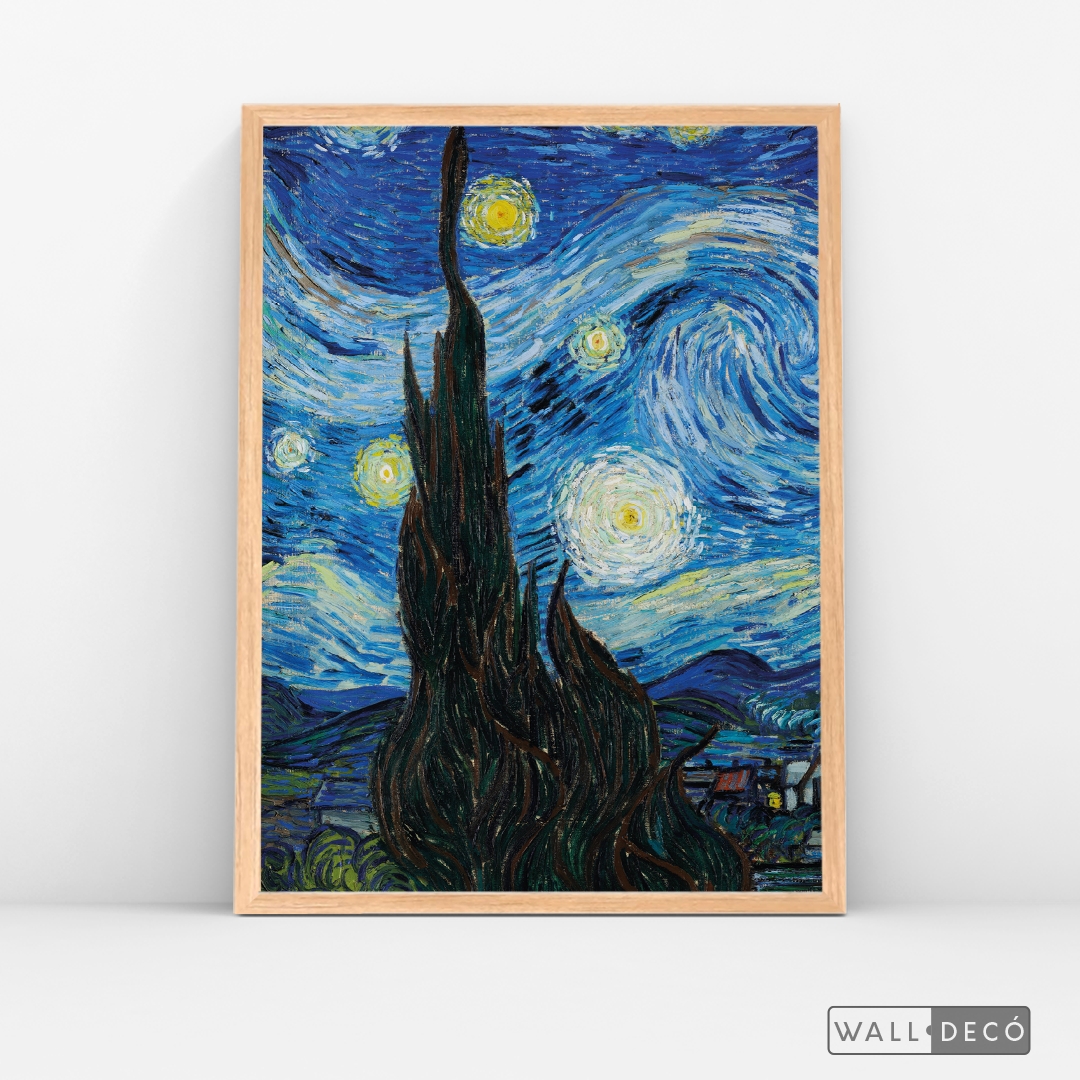 Cuadro Arte Noche estrellada Van Gogh (A)