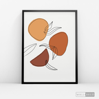 Cuadro Minimalista Cerezas