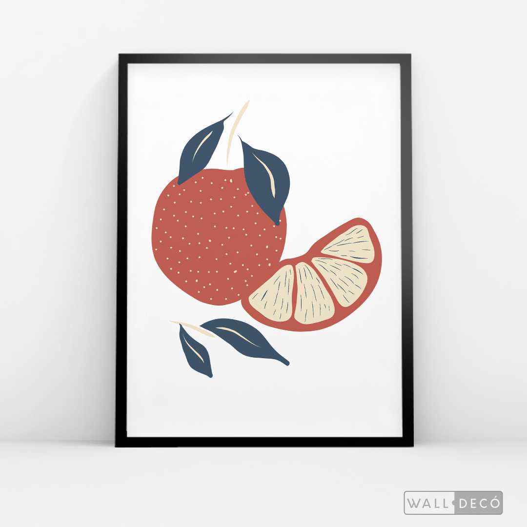 Cuadro Boho Naranja