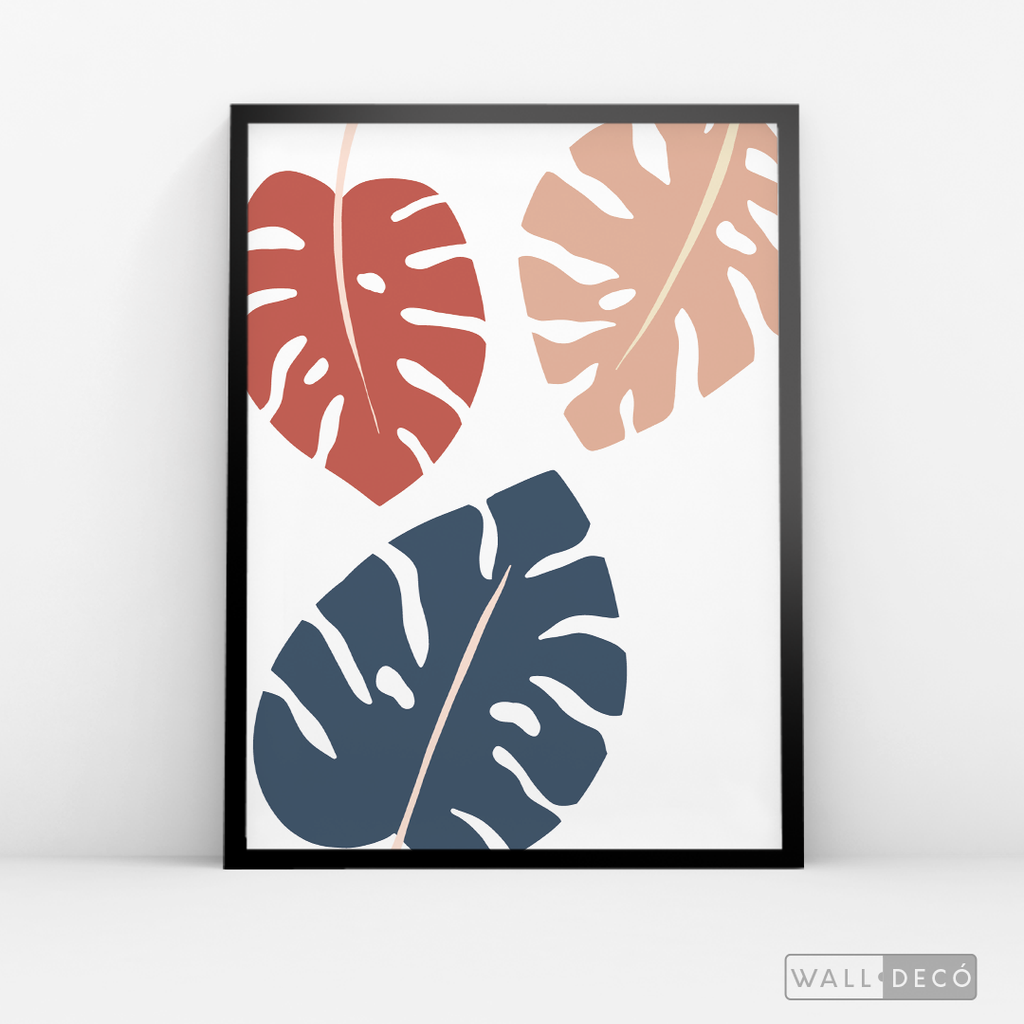 Cuadro Boho Monstera color