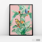 Cuadro Aves Loro Real
