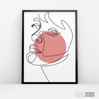 Cuadro Face Lines Eva