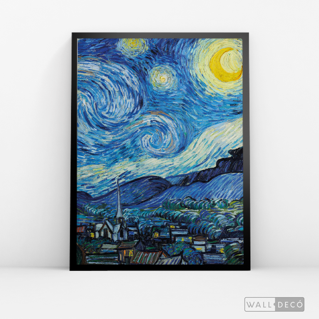 Cuadro Arte Noche estrellada Van Gogh (B)