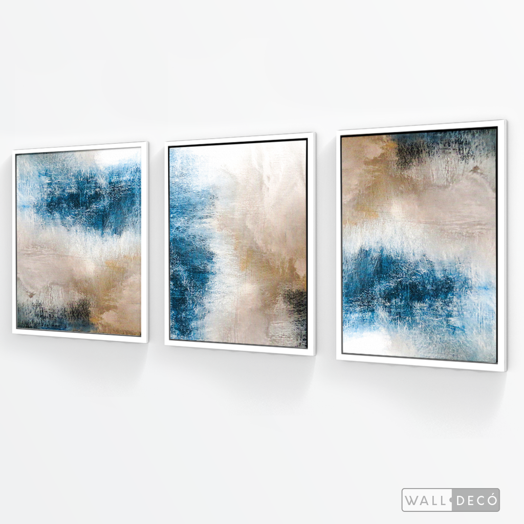 Tríptico Minimalista Tierra y Agua (Set x 3)
