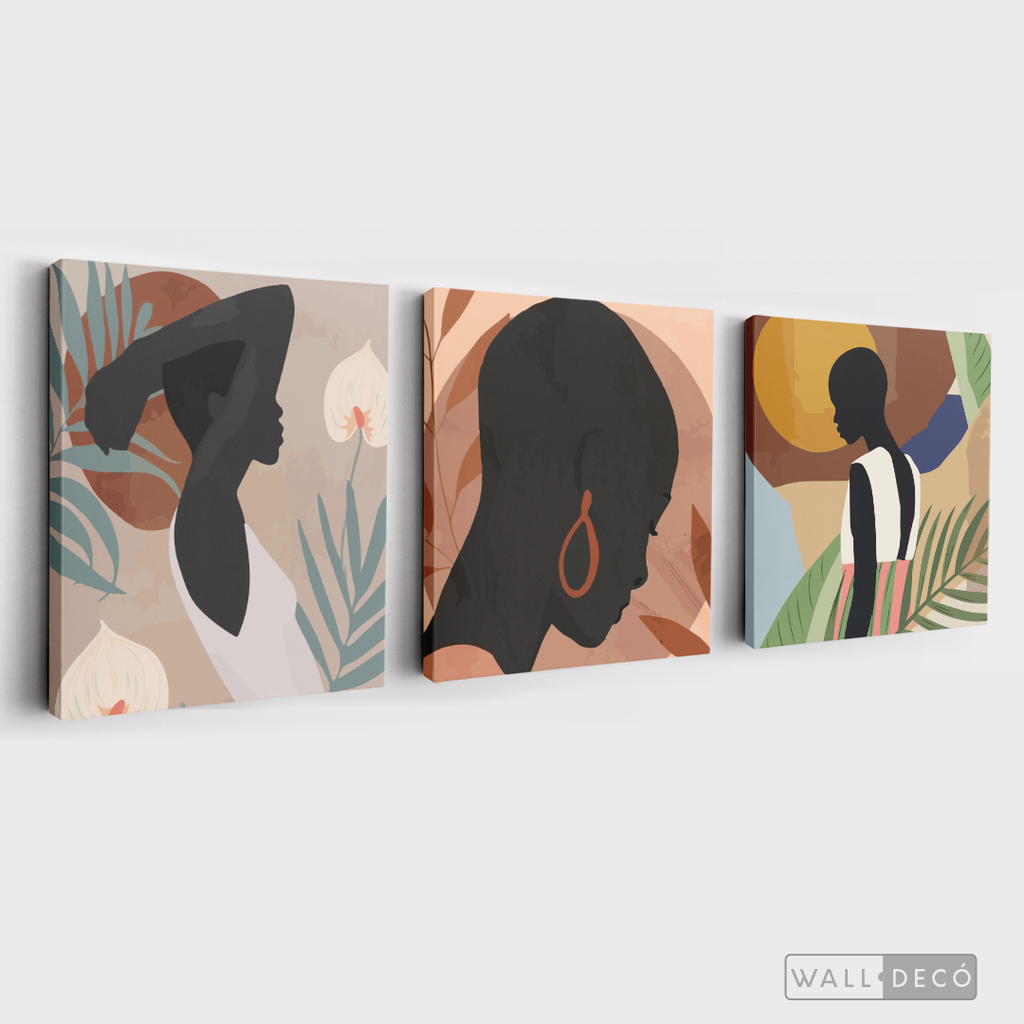 Tríptico Mujeres Afro