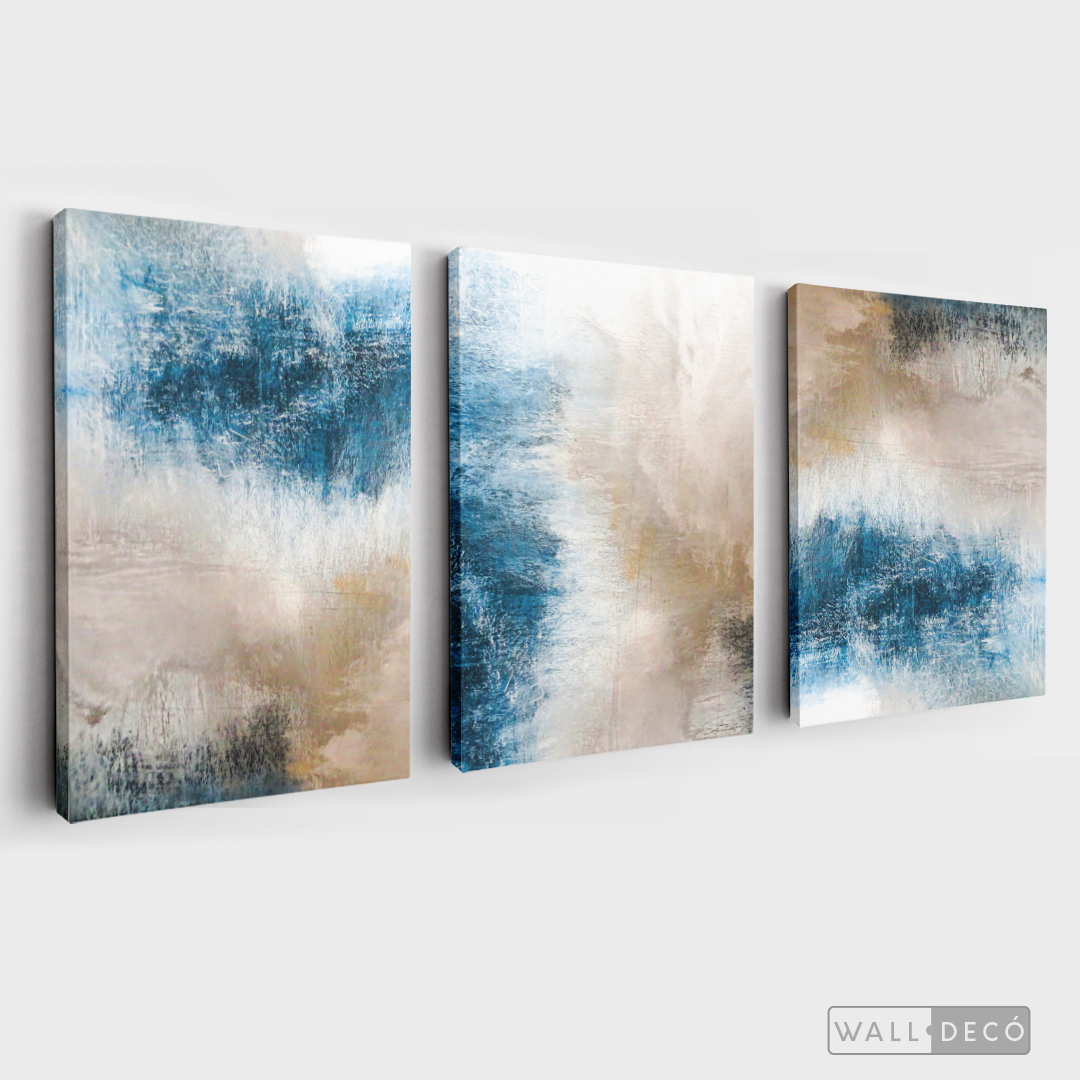 Tríptico Minimalista Tierra y Agua (Set x 3)