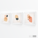 Cargar imagen en el visor de la galería, Tríptico Abstracto Nórdico Nude (Set x 3)
