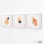Cargar imagen en el visor de la galería, Tríptico Abstracto Nórdico Nude (Set x 3)
