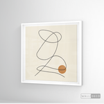 Cargar imagen en el visor de la galería, Cuadro Minimalista Knot Café
