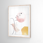 Cargar imagen en el visor de la galería, Cuadro Abstracto Nórdico Pastel Dos
